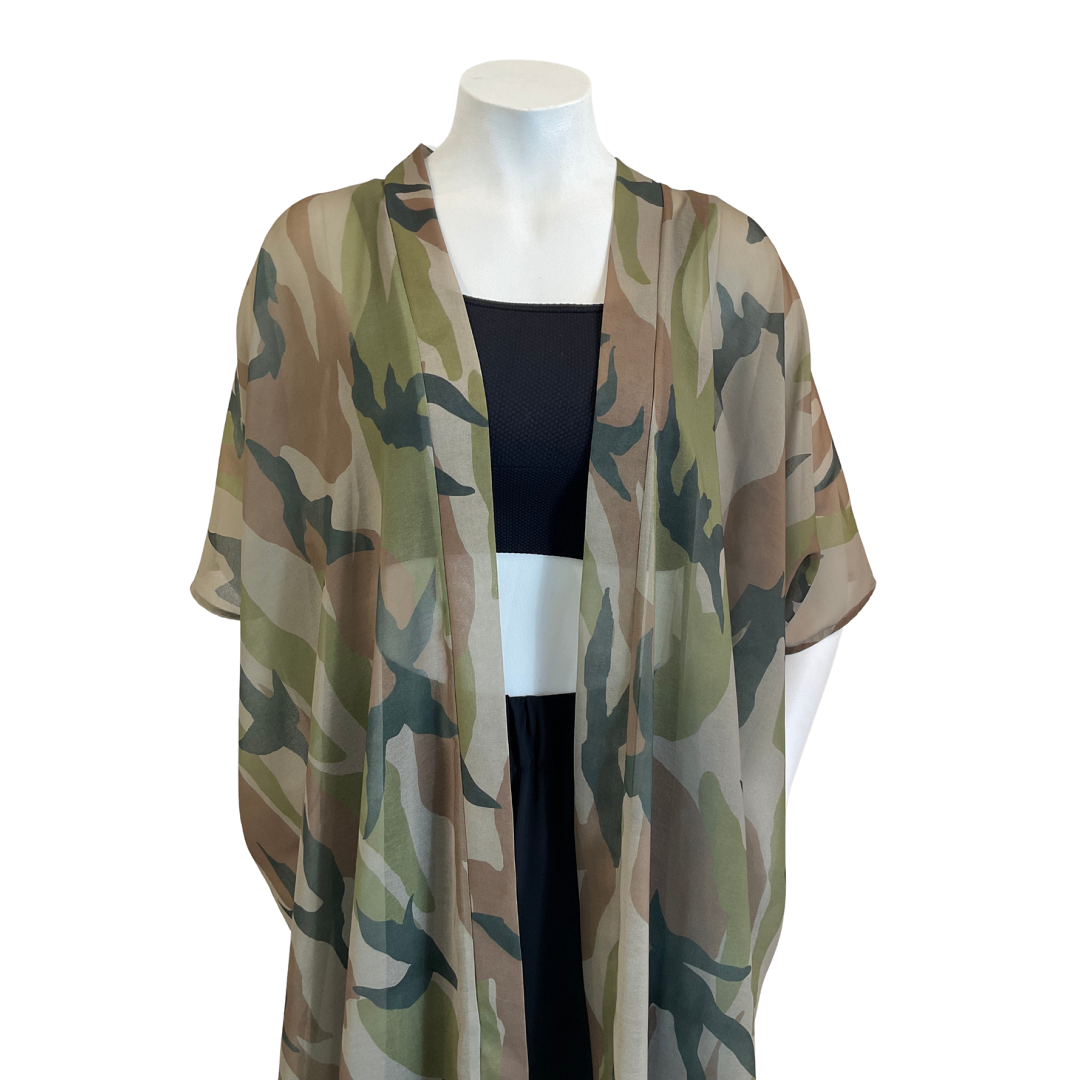 Camo Kimono (know ruffle)