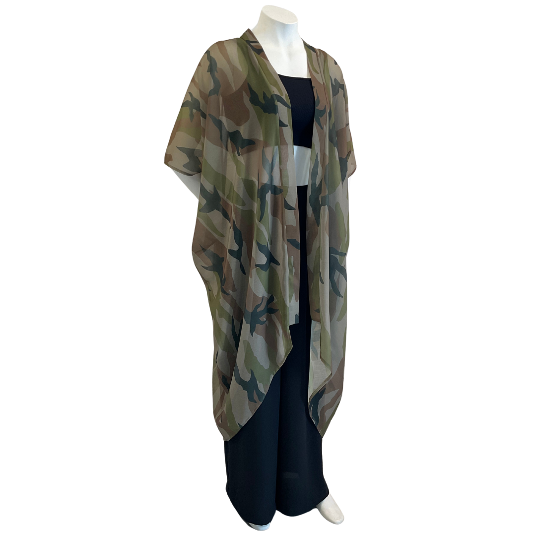 Camo Kimono (know ruffle)