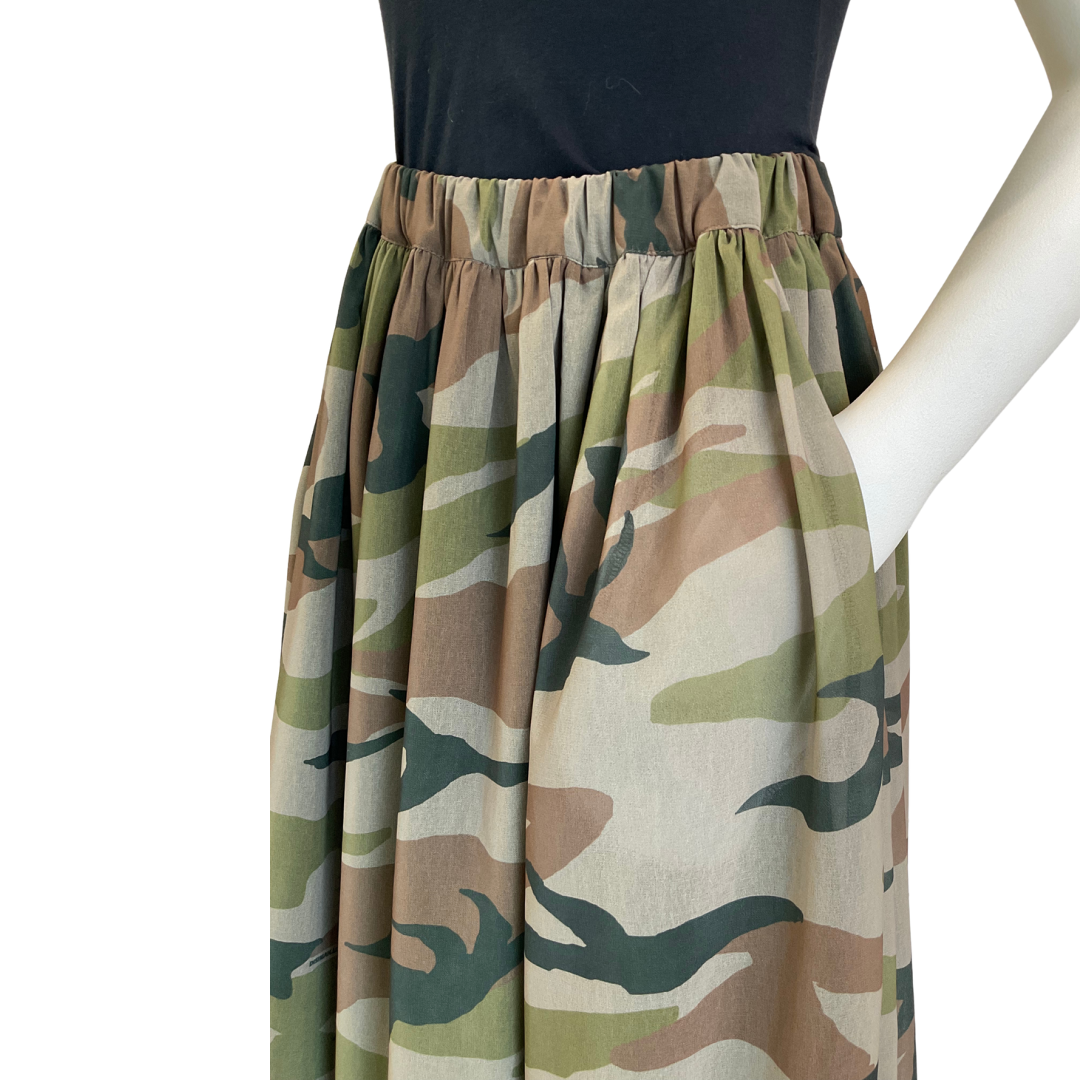 Camo Bubble Skirt