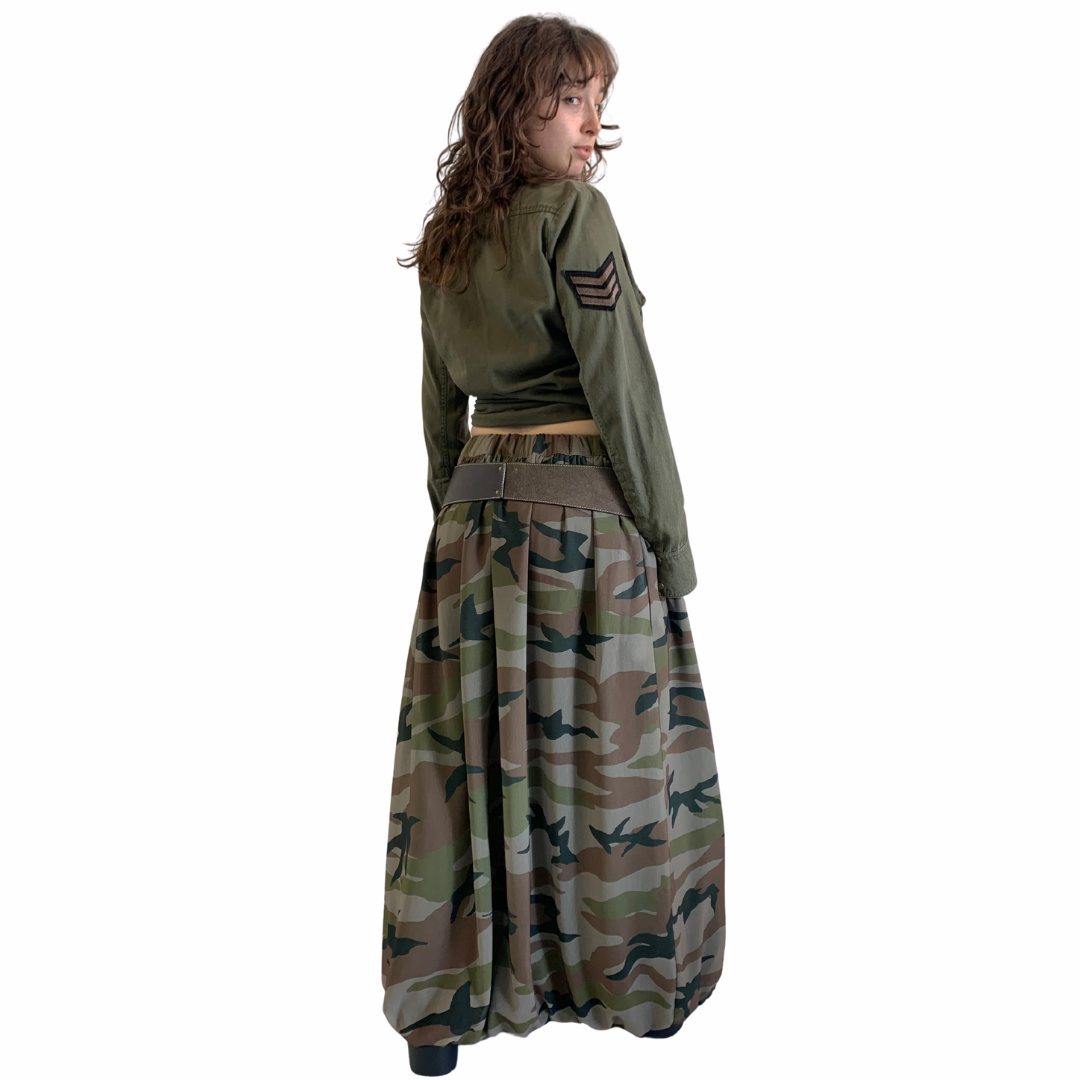 Camo Bubble Skirt