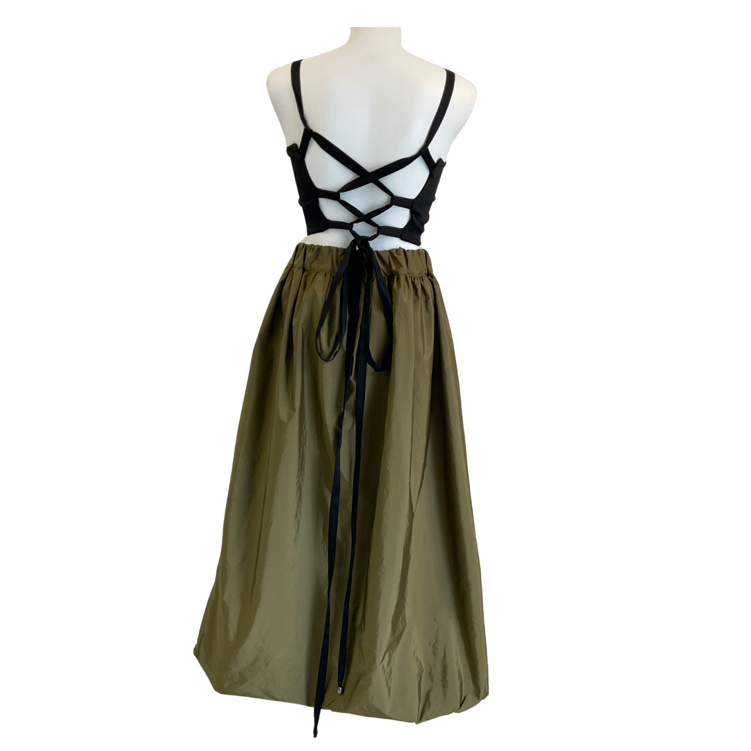 Lace Up Bandeau Top