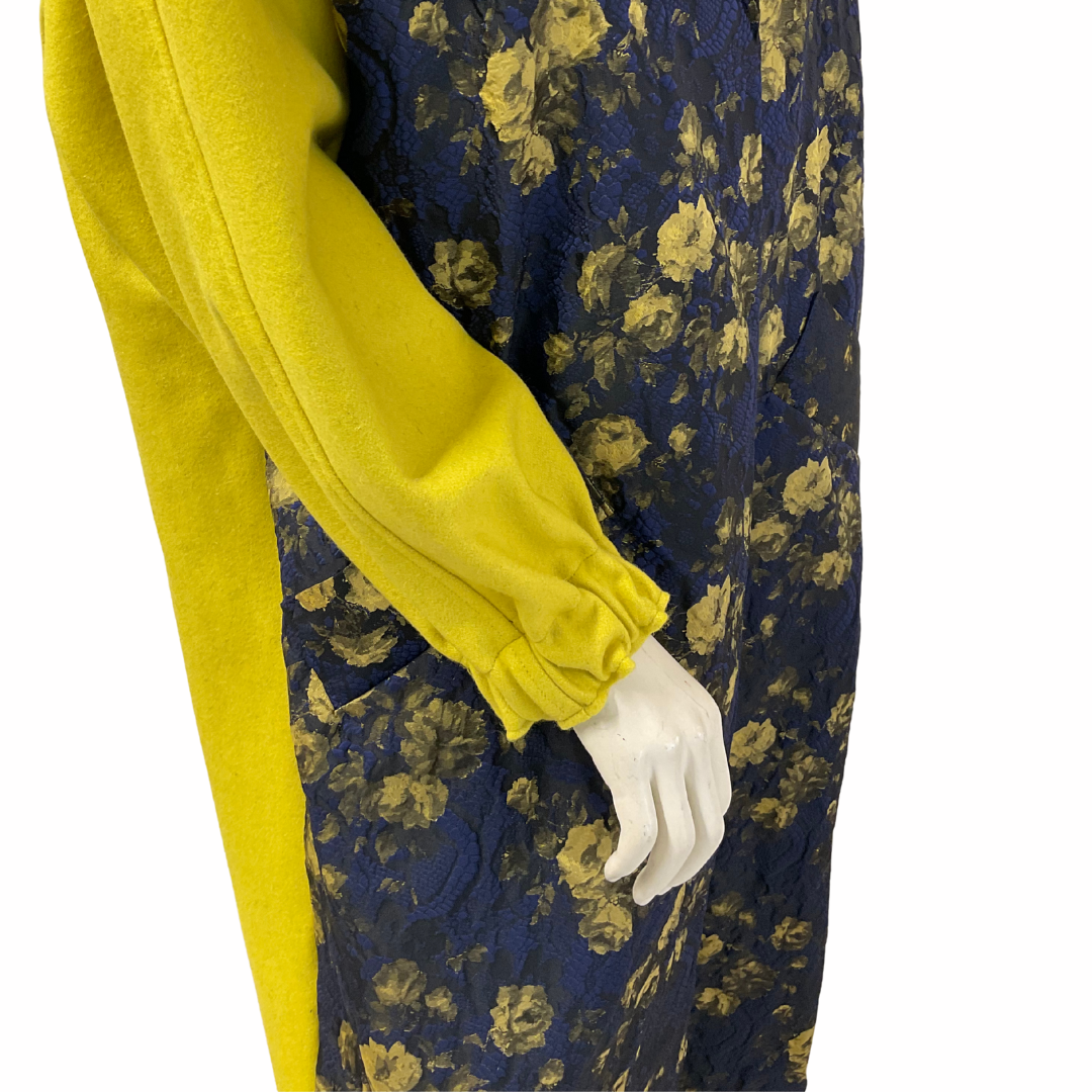 One of a Kind Brocade & Wool Coat