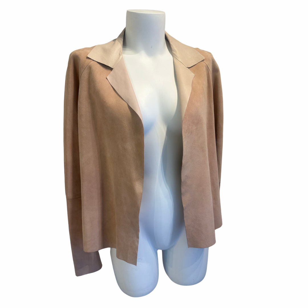 Ralph Lauren Pink Reversible Leather Jacket - Pre Loved