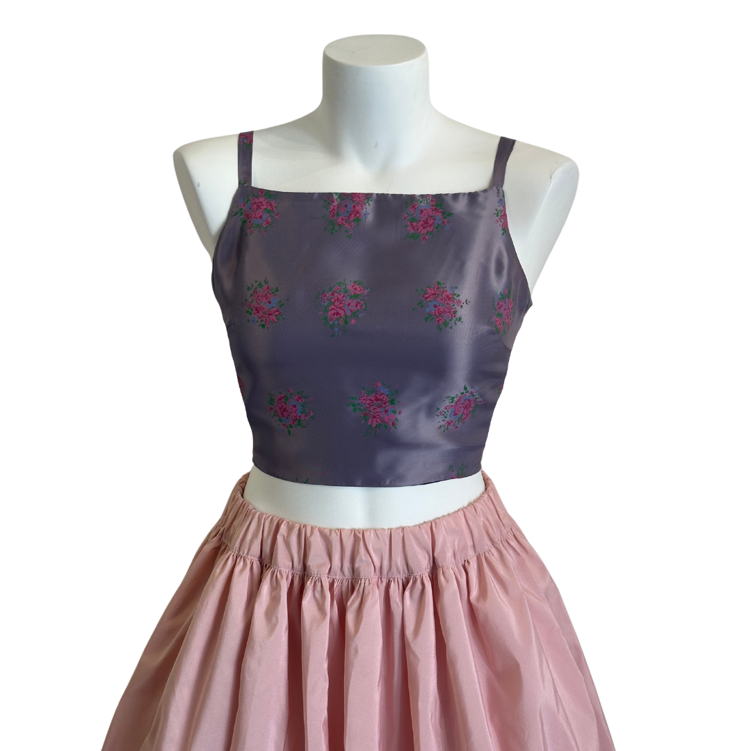 Purple Floral Georgia Set Top