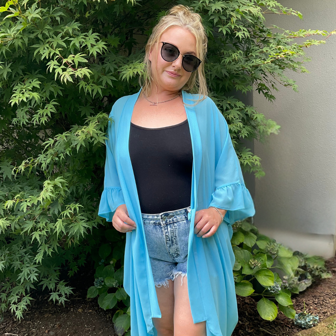 Pastel Blue Kimono