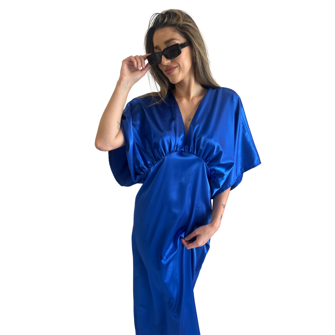 Sapphire Blue Derby Dress