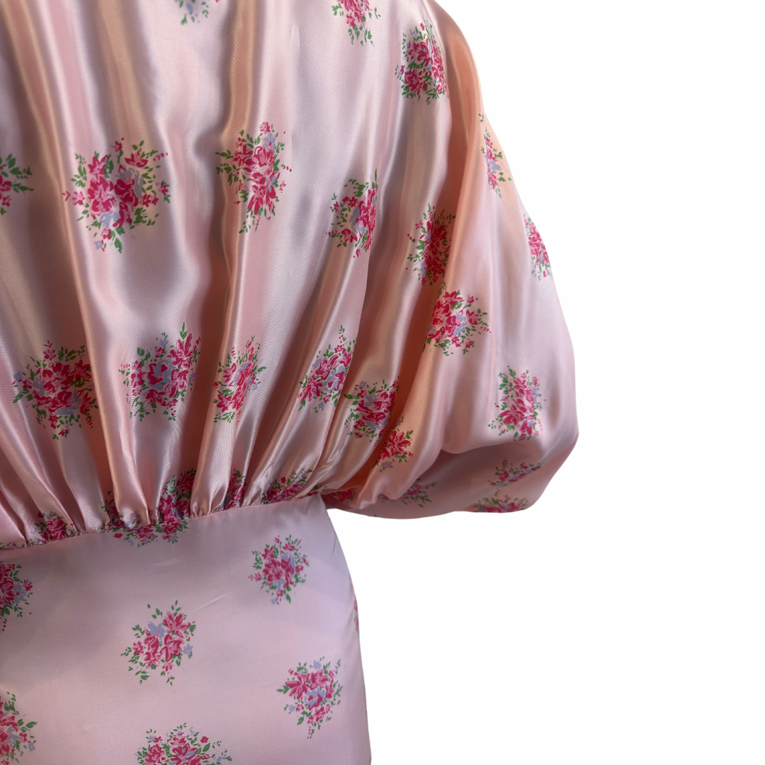 Pink Floral Derby Dress